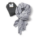 Blanket Scarf - Gray Stripe