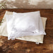 Duo Quilted White Bed Pillow Cover