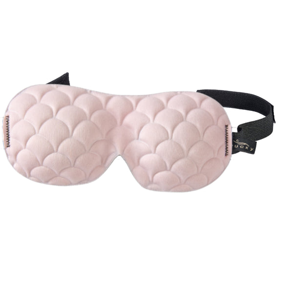 Ultralight Sleep Mask - Pink Scallop