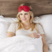 Ultralight Sleep Mask-Red Chevron