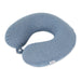 Jersey Stripe - Memory Foam Neck Pillow - Navy Stripe