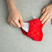 Hot/Cold - Small Heart Warmer - Red Minky