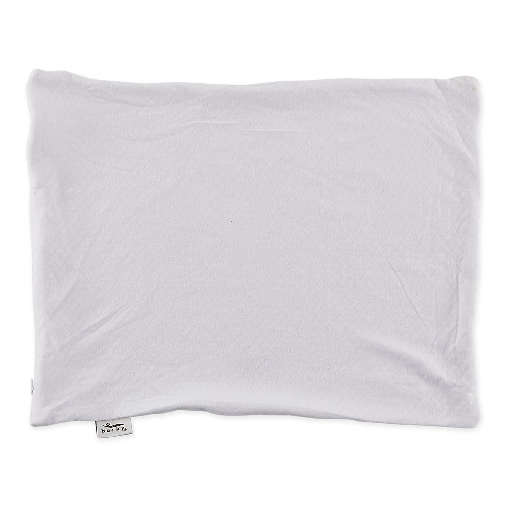 Duo Quilted White Bed Pillow Cover