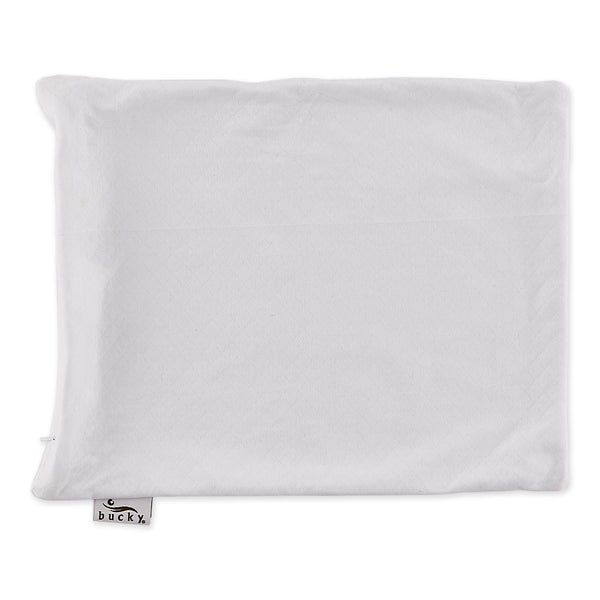 Travel Duo Quilted White Bed Pillow Cover