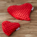 Hot/Cold - Small Heart Warmer - Red Minky