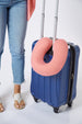 Jersey Stripe - Memory Foam Neck Pillow - Pink Stripe