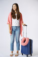 Jersey Stripe - Blanket Scarf - Pink Stripe