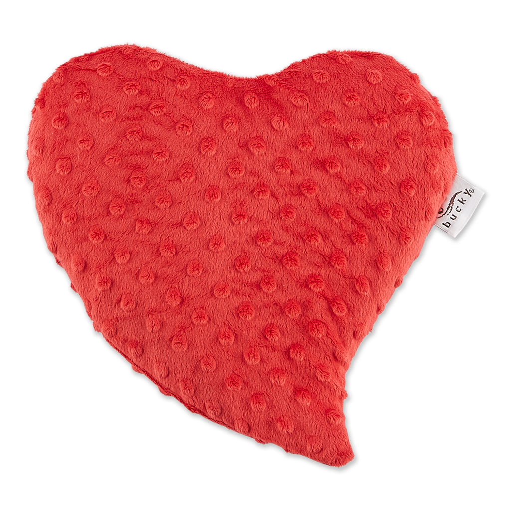 Hot/Cold - Large Heart Warmer - Red Minky