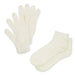 Spa Socks And Gloves Set - Aloe Infused - Cream
