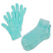 Spa Socks And Gloves Set - Aloe Infused - Teal