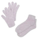 Spa Socks And Gloves Set - Aloe Infused - Purple