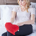 Hot/Cold - Large Heart Warmer - Red Minky